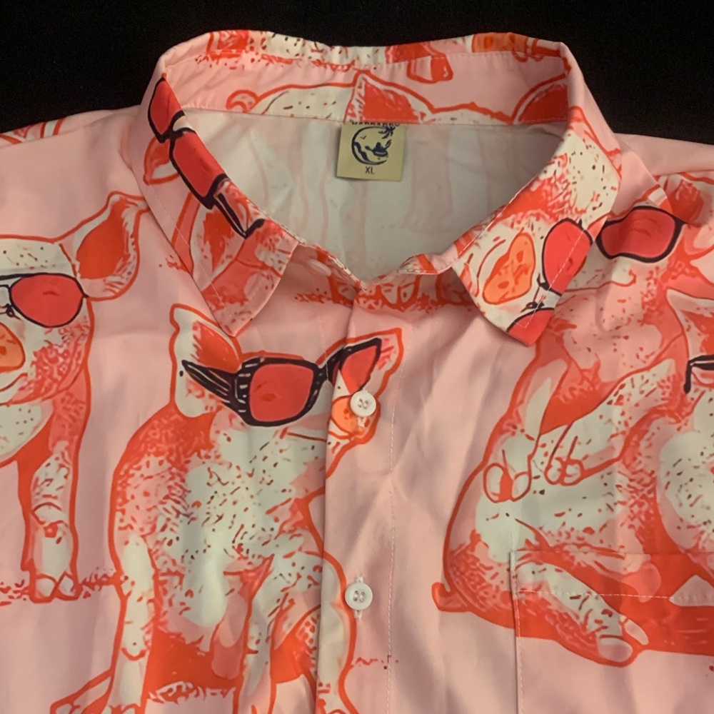 HARDADDY SS Blended Polyester Piggy Shirt